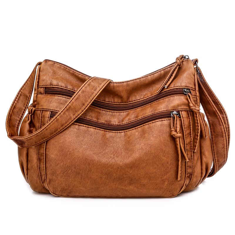 Crossbody Bag Soft Women Purse Multi-pockets Messenger Bag Designer-BS00094-Veeddydropshipping