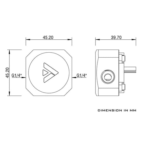 Computer Water Cooling Flow Velocity Meter Acrylic Ceramic Bearing -CO00105-Veeddydropshipping