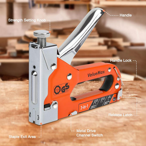 Nail Gun Upholstery Staple Gun With Carpentry Tools-TI00023-Veeddydropshipping