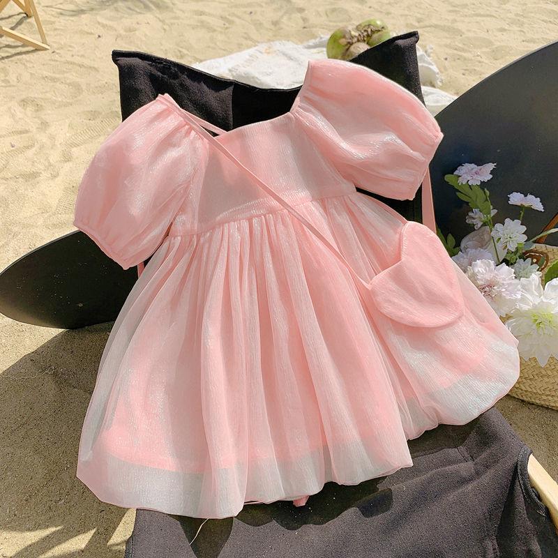 Summer Kids Floral Clothes Girls Elegant Birthday Dress-Veeddydropshipping