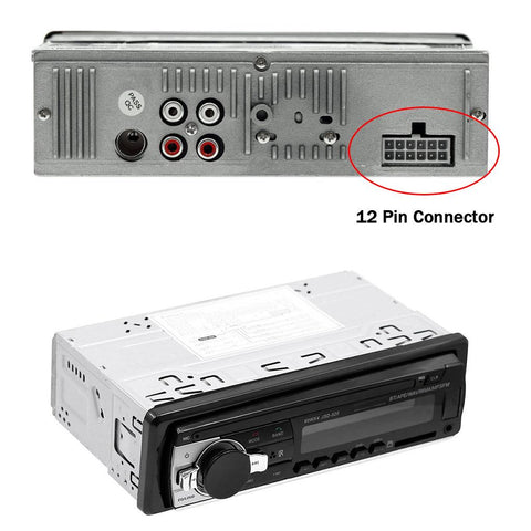 1 Pcs Car Radio Player Bluetooth Car Audio Stereo In-dash Aux Input-AM00653-Veeddydropshipping