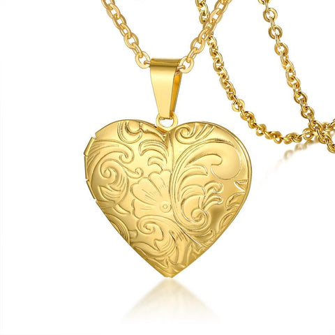 Locket Pendants for Women  Stainless Steel Necklaces-JW01186-Veeddydropshipping