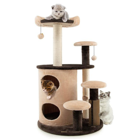 Cat Toy Cat Tree Tower Multi-Level Activity Tree-HA01416-Veeddydropshipping