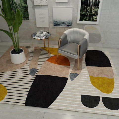 Minimalist Living Room Nordic Geometric Pattern Carpet-HA00466-Veeddydropshipping