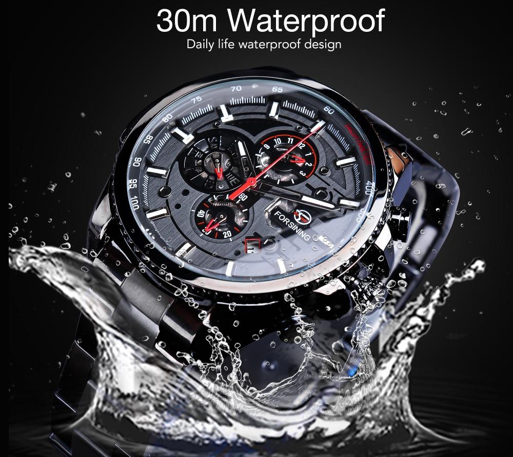 Stainless Steel Men Mechanical Automatic Wrist Watches -JW00617-Veeddydropshipping