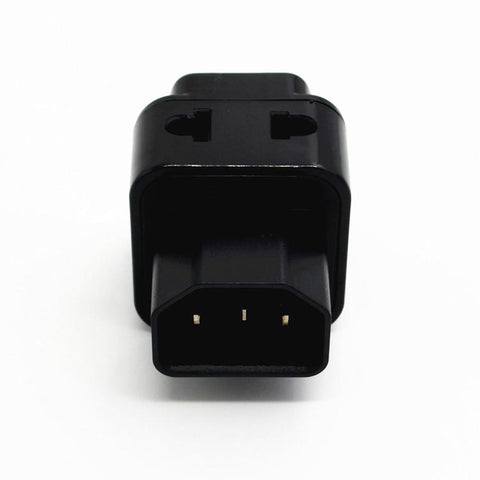 WDI-12 Travel Adaptor/Plug Converter in Black *CE Marked Italy Uruguay-CE00254-Veeddydropshipping