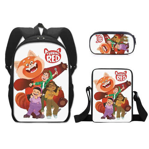 Disney Turning Red Backpack Pixar Anime Mei Red Panda-TB00037-Veeddydropshipping