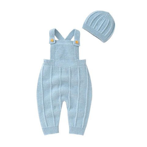 Newborn Baby Romper Knitted Infant Girl Boy Jumpsuit Solid-TB00312-Veeddydropshipping