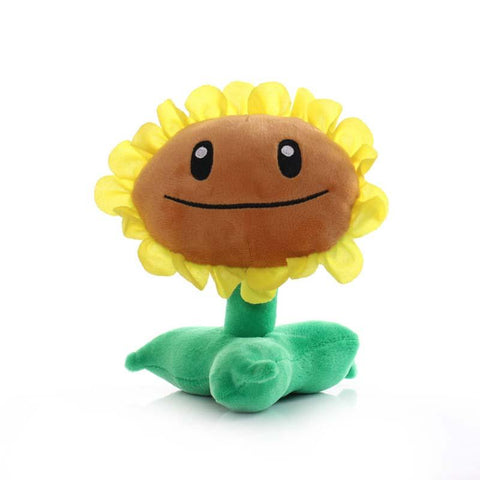 1pcs 13-20cm Plants vs Zombies Plush Toys Doll PVZ Sunflower-TB01569-Veeddydropshipping