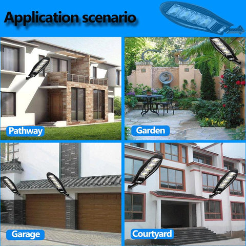 10000W Upgraded 168LED Solar Street Light Outdoor Waterproof LED For Garden-TI00807-Veeddydropshipping