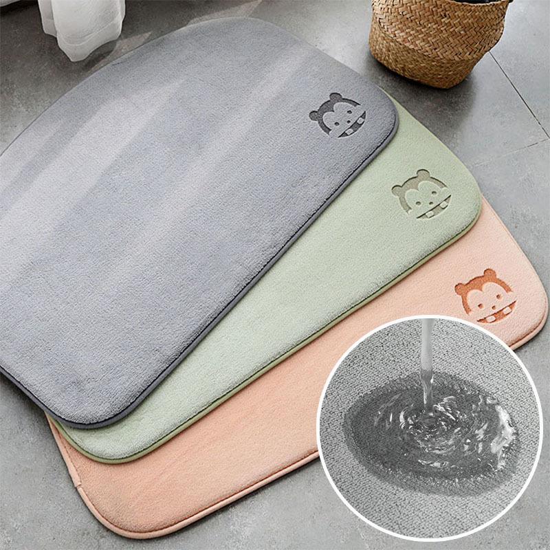Thick Memory Foam Bathroom Mat Carpet-HA00421-Veeddydropshipping