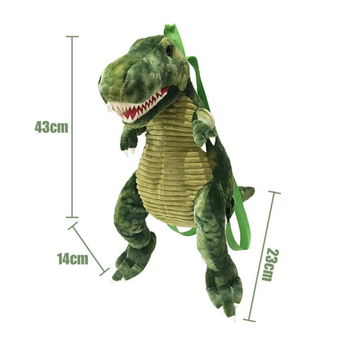 Children Dianosaur Backpacks Kids Doll Plush Bag 3D Dinosaur Baby-TB00025-Veeddydropshipping