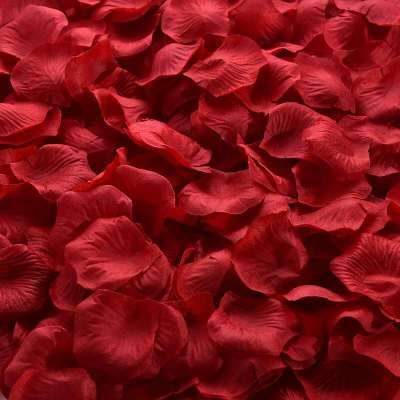 Petal Artificial Romantic Silk Rose Leaves-HA00643-Veeddydropshipping