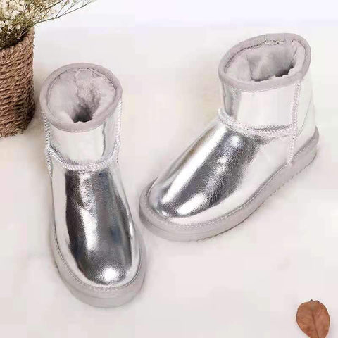 Lady Thick Plush Boots Women&#39;s Shoes Warm Shoes-BS01046-Veeddydropshipping