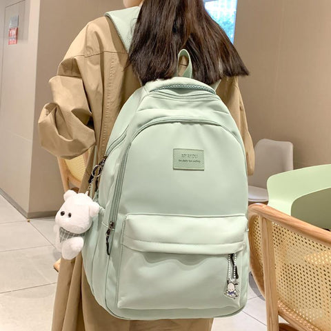 Backpack New Girl Travel Leisure School Bag Lady Nylon Cute Book-BS00042-Veeddydropshipping
