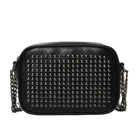 Handbag Purse PU Leather Zipper Clutches Pouch Retro Chain-BS00211-Veeddydropshipping