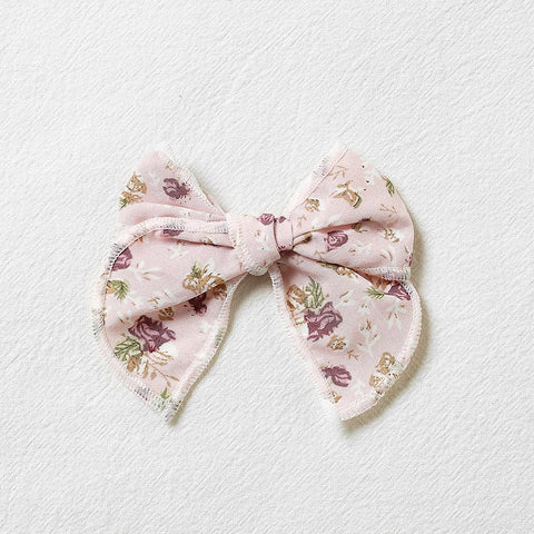 Baby Girl Floral Bow Hair Pin Bebe Hair Clips Head Pins Children Kids-TB00459-Veeddydropshipping
