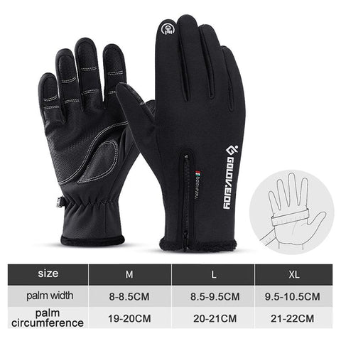 100% Waterproof Winter Cycling Gloves Windproof Outdoor Sport Ski Gloves Bicycle Bike -OS01135-Veeddydropshipping