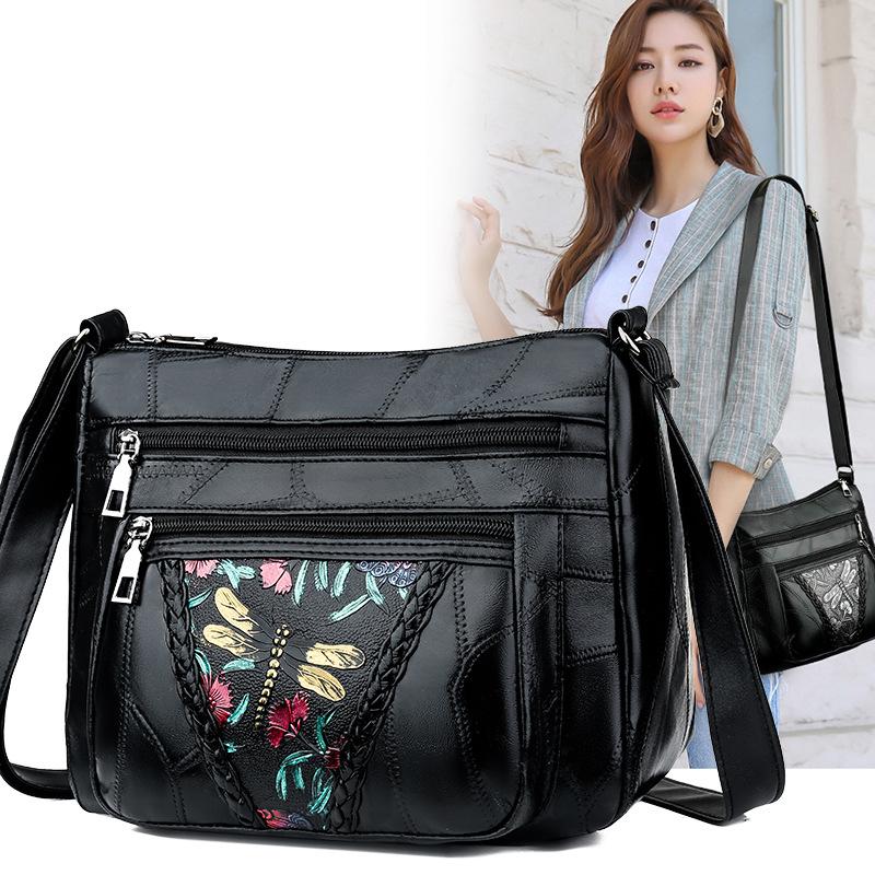 Shoulder Handbags And Purses Flowers Multi-pocket Crossbody-BS00159-Veeddydropshipping