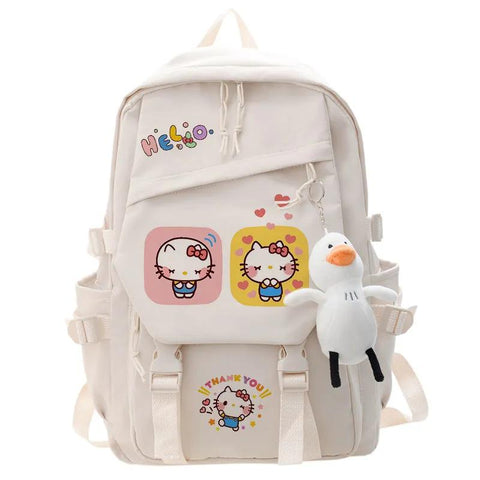 Large Capacity Bags Y2k Cute Hello Kitty Backpack Kawaii-TB00060-Veeddydropshipping