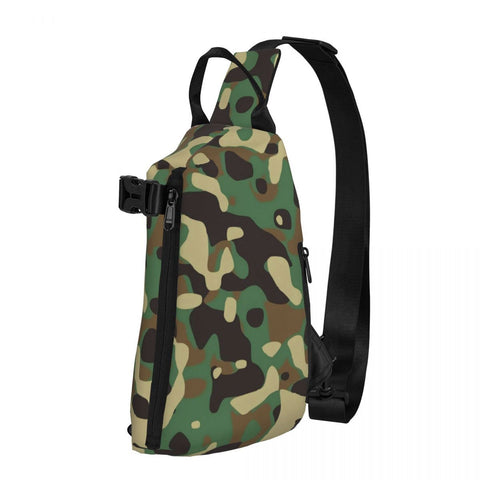 Camouflage  Cool Chest Bag Women Trip Daily Sling Bag-BS00335-Veeddydropshipping