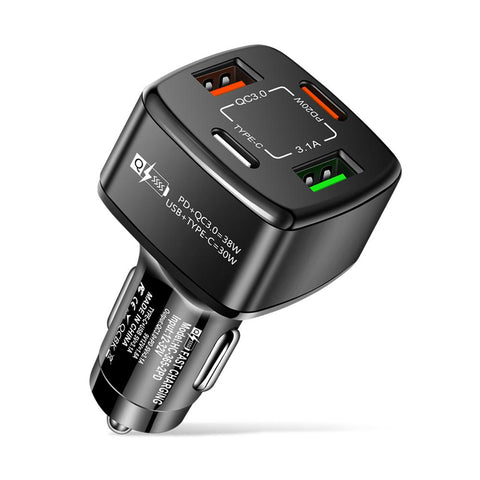 FLOVEME 4 in 1 PD 38W Car Charger for iPhone 14-PA01179-Veeddydropshipping