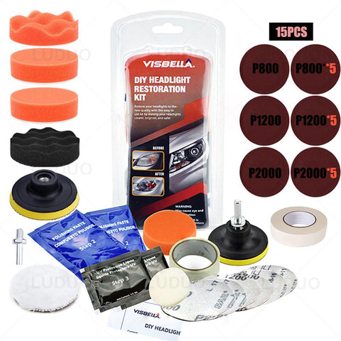 Car Headlight Restoration Polishing Kits Headlamp Repair Kits-AM00494-Veeddydropshipping