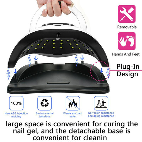 Nail Drying Lamp UV LED  With 1.5m Cable Manicure Machine-BH01074-Veeddydropshipping