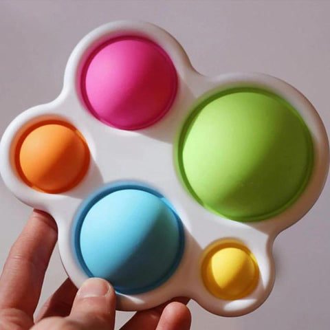Infant Baby Toys Montessori Exercise Board Rattle Puzzle-TB01514-Veeddydropshipping