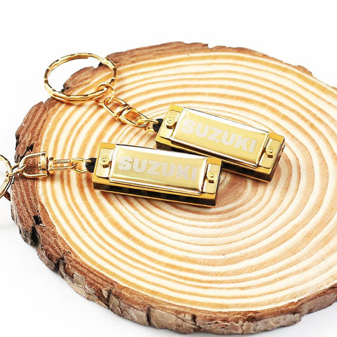 Harmonica Keychain Key of C Golden Woodwind-OS01533-Veeddydropshipping