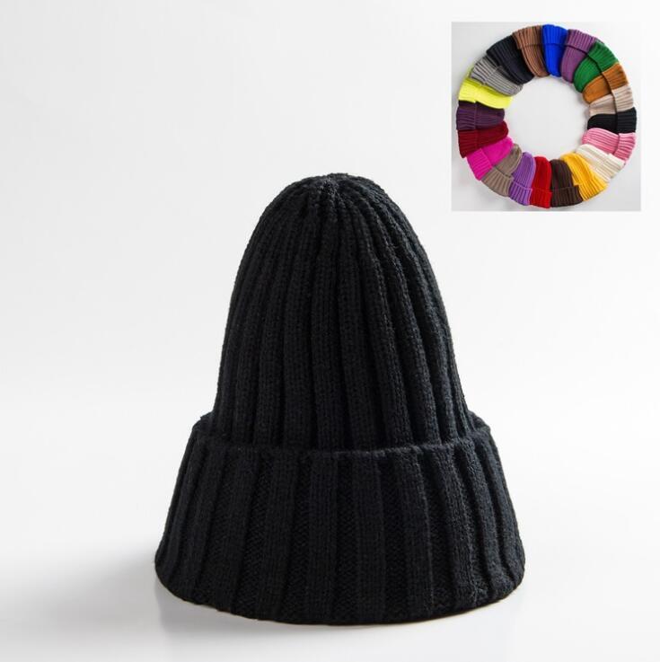 Warm Soft HIP HOP Knitted Hats Men Winter Caps-Veeddydropshipping
