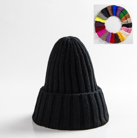 Warm Soft HIP HOP Knitted Hats Men Winter Caps-Veeddydropshipping