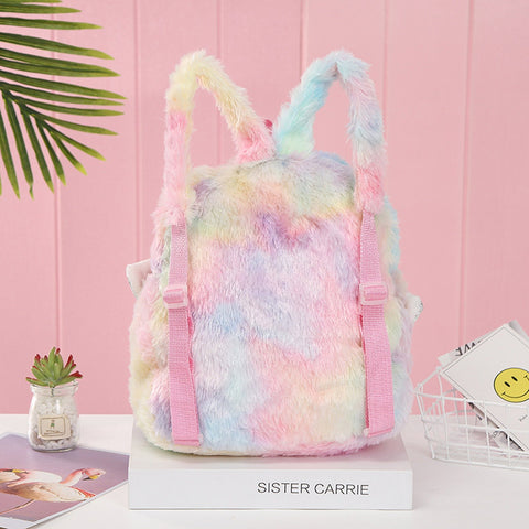 Cartoon Unicorn Doll Decor Plush Books Bag School Bags for-BS00067-Veeddydropshipping