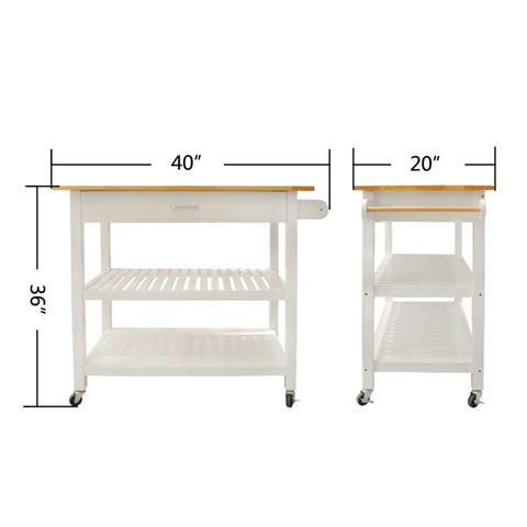 minimalist design kitchen mobile trolley-HA01652-Veeddydropshipping