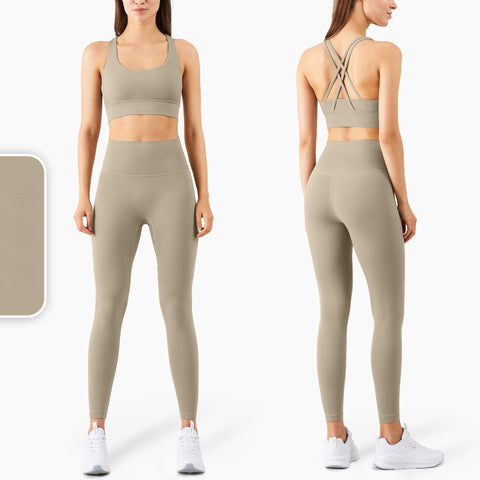 Seamless Yoga Set Women Fitness Sportswear Sports Suits Gym Clothing Workout Clothes -OS00734-Veeddydropshipping