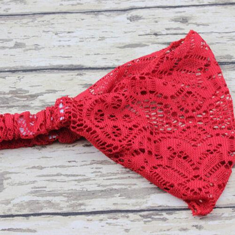 Women Hair Lace Wrap headband Scarf-WF01105-Veeddydropshipping