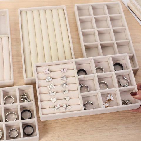 Jewelry Display Boxes Design Rings Earrings Storage Holder -JW01706-Veeddydropshipping