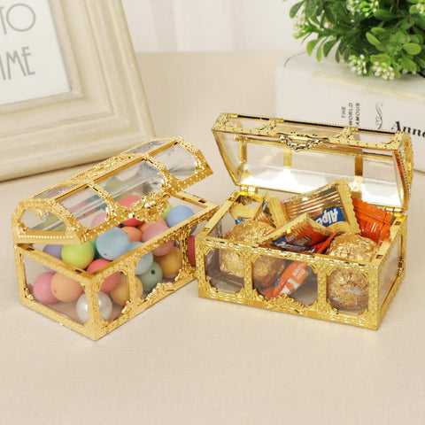 Vintage Golden Pirate Treasure Storage Box-HA00811-Veeddydropshipping