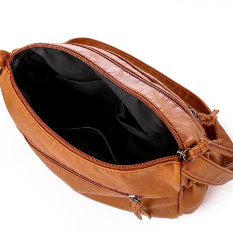Crossbody Bag Soft Women Purse Multi-pockets Messenger Bag Designer-BS00094-Veeddydropshipping