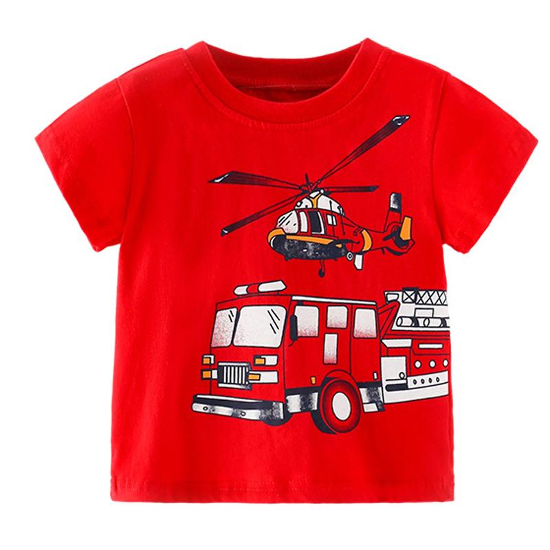 Baby Boys Summer Clothes Helicopter T-shirt-Veeddydropshipping