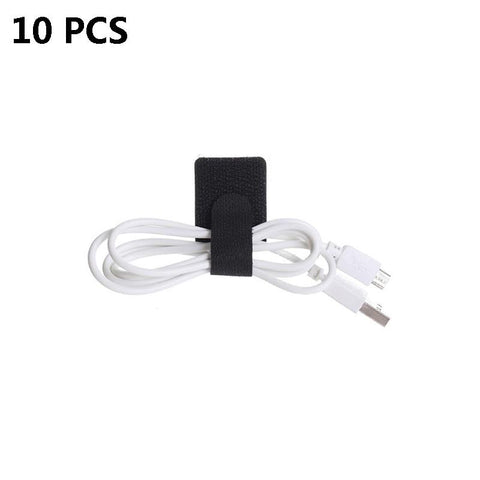 Nylon Cable Organizer Wire Winder With Self-adhesive Sticker for Phone Earphone Holder Mouse-PA00915-Veeddydropshipping