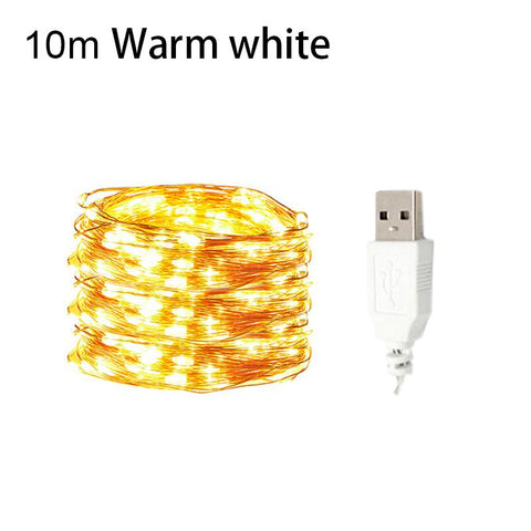 1/5/10m USB LED String Lights Copper Wire New Year Christmas Decoration Lamp-TI00931-Veeddydropshipping