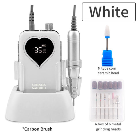 Rechargeable Desktop Base Manicure Electric Machine Nail File -BH01020-Veeddydropshipping