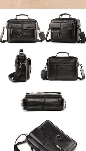 Genuine Leather Bag For Document Men Shoulder Travel-BS00460-Veeddydropshipping
