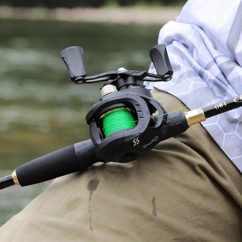 Casting Fishing Rod and Reel Combo 1.8-2.4m Carbon Fiber Fishing Rod and 8.1:1 Gear-OS00414-Veeddydropshipping