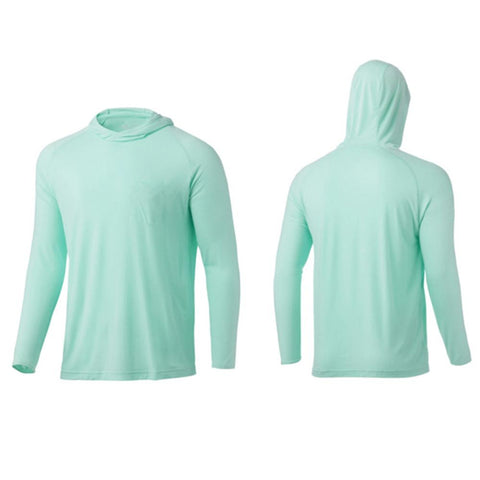 Fishing Shirts HUK Fish Clothing Long Sleeve T-shirt UPF 50 Hood Sun Protection -OS00488-Veeddydropshipping