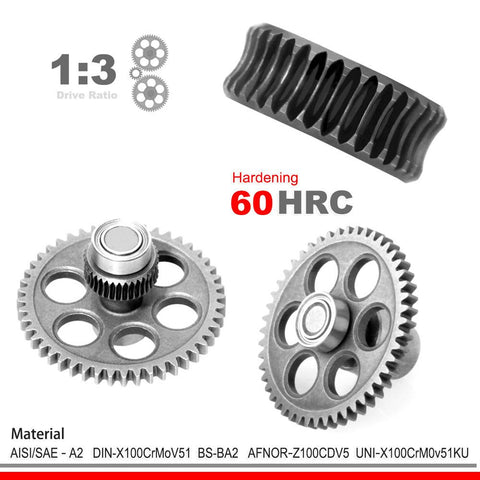 Upgrading the All Metal Extruder End 3 v2 FLSUN Heat Treatment Metal Gear-Veeddydropshipping