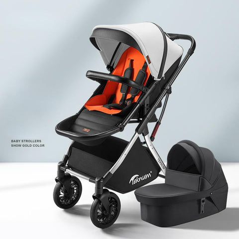 Baby stroller luxury High landscape design 2 in 1 shock absorption-TB00388-Veeddydropshipping