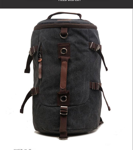 Travel Backpack High Quality Canvas Backpack Student School-BS00326-Veeddydropshipping