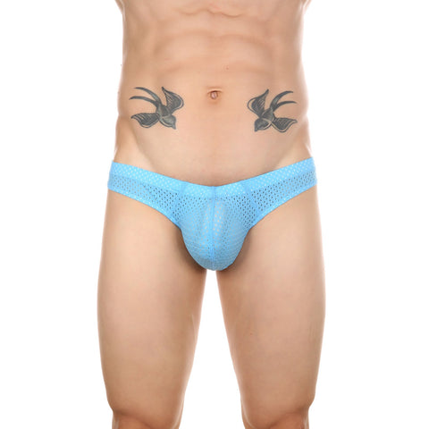 briefs Mesh Underwear Male Panties Sheer Hollow Underpants-MF01523-Veeddydropshipping